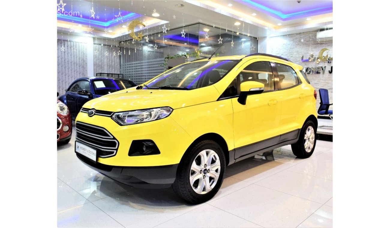 Ford EcoSport Amazing Ford Eco Sport 2015 Model!! in Yellow Color! GCC Specs