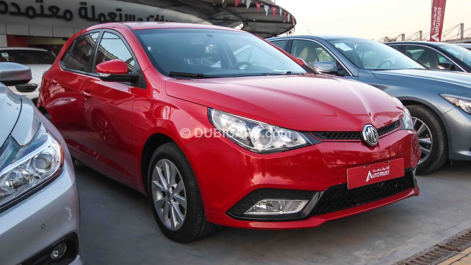 MG MG5 for sale: AED 32,900. Red, 2016