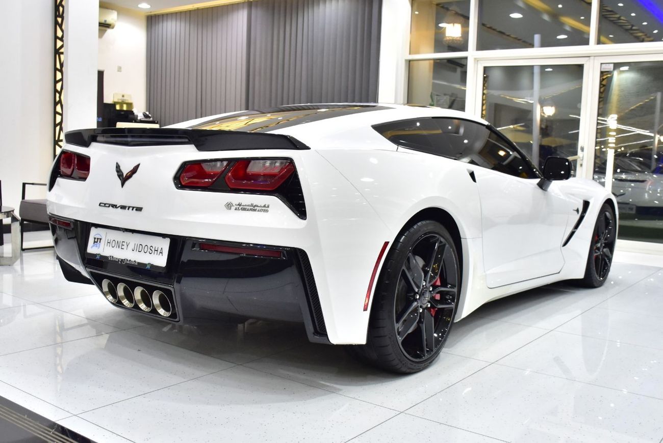 Chevrolet Corvette EXCELLENT DEAL for our Chevrolet Corvette C7 Stingray ( 2016 Model ) in White Color GCC Specs