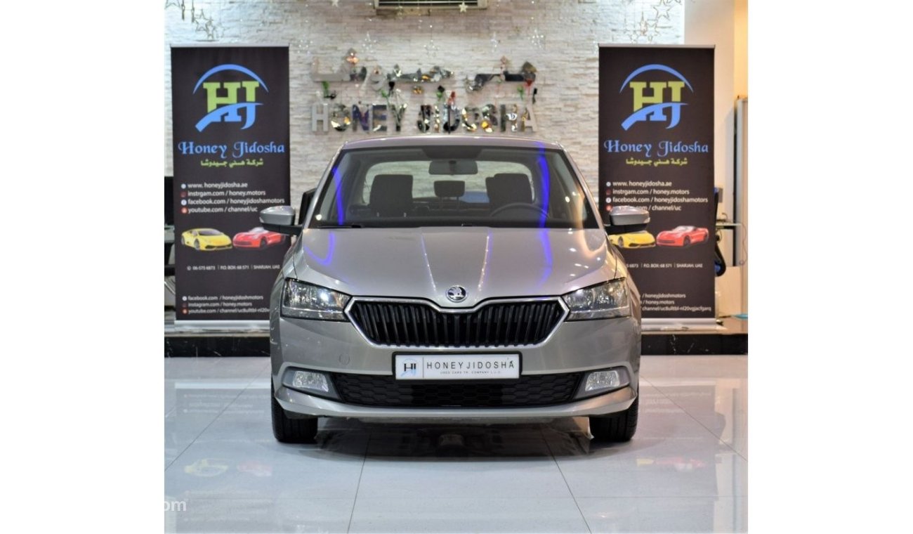 Skoda Fabia EXCELLENT DEAL for our Skoda FABIA 1.6L 2019 Model!! in Beige/Silver Color! GCC Specs