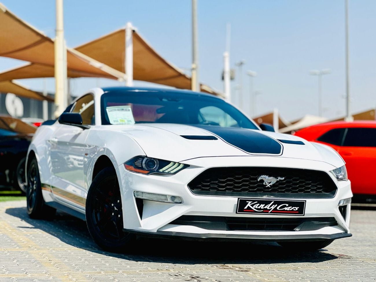 فورد موستانج Ecoboost | Monthly 1050/- | 0% DP | Lane Assist | Fog Lights | # 15740
