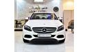 مرسيدس بنز C 180 AMAZING Mercedes Benz C180 1.6L 2016 Model!! in White Color! GCC Specs