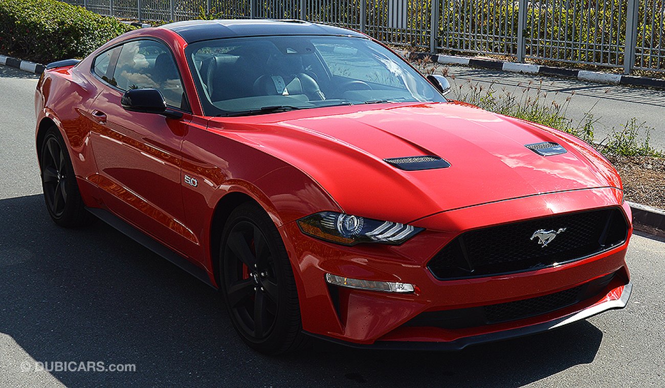 Ford Mustang 2019 GT Premium, 5.0 V8 GCC, 0km w/ 3Yrs or 100K km WTY + 60K km SERV at Al Tayer