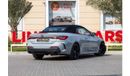 BMW 420i M Sport 2.0L BMW 420i M-Sport Convertible 2022 GCC under Agency Warranty and Service Contract with F