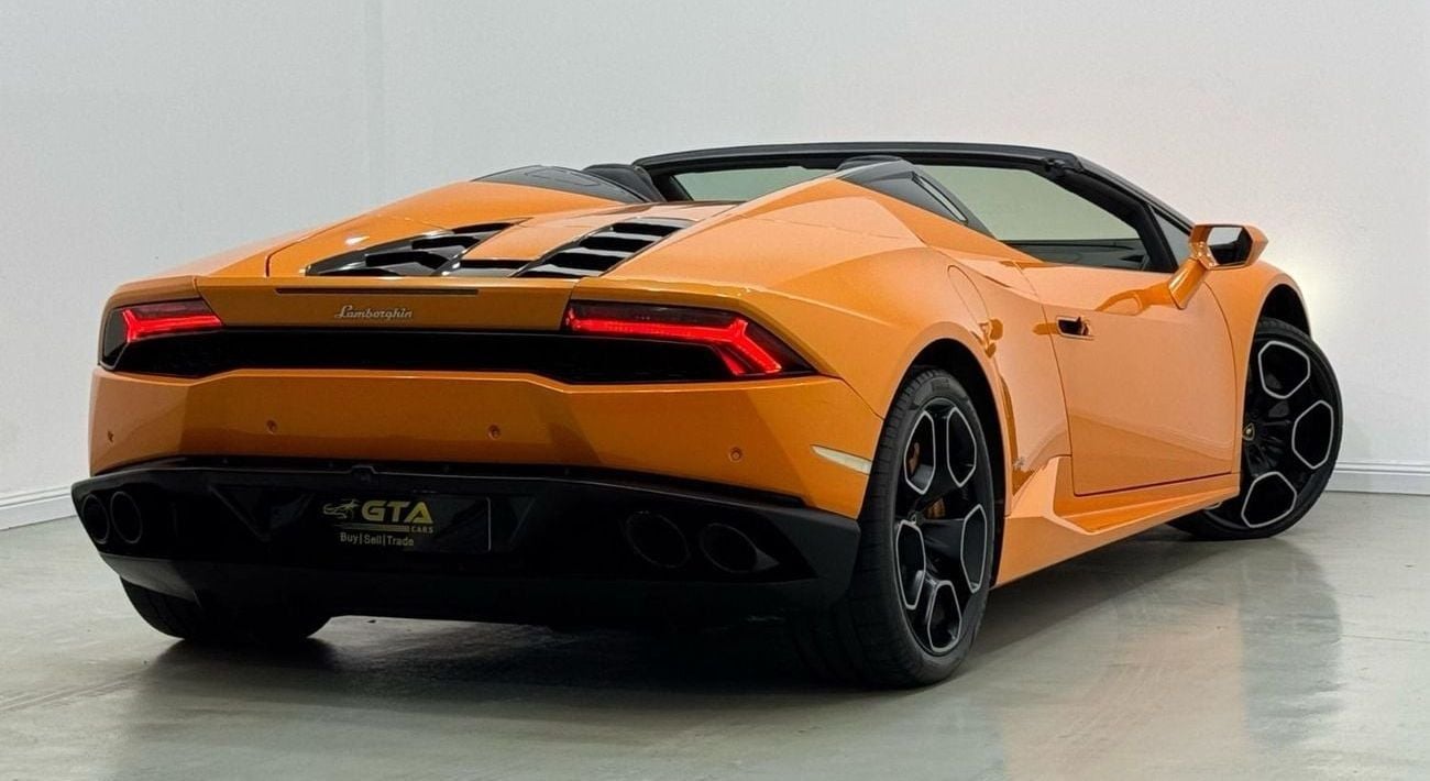 لامبورغيني هوراكان Spyder LP610-4 (610 HP) 2017 Lamborghini Huracan Spyder LP610-4, Full Service History, Excellent Con