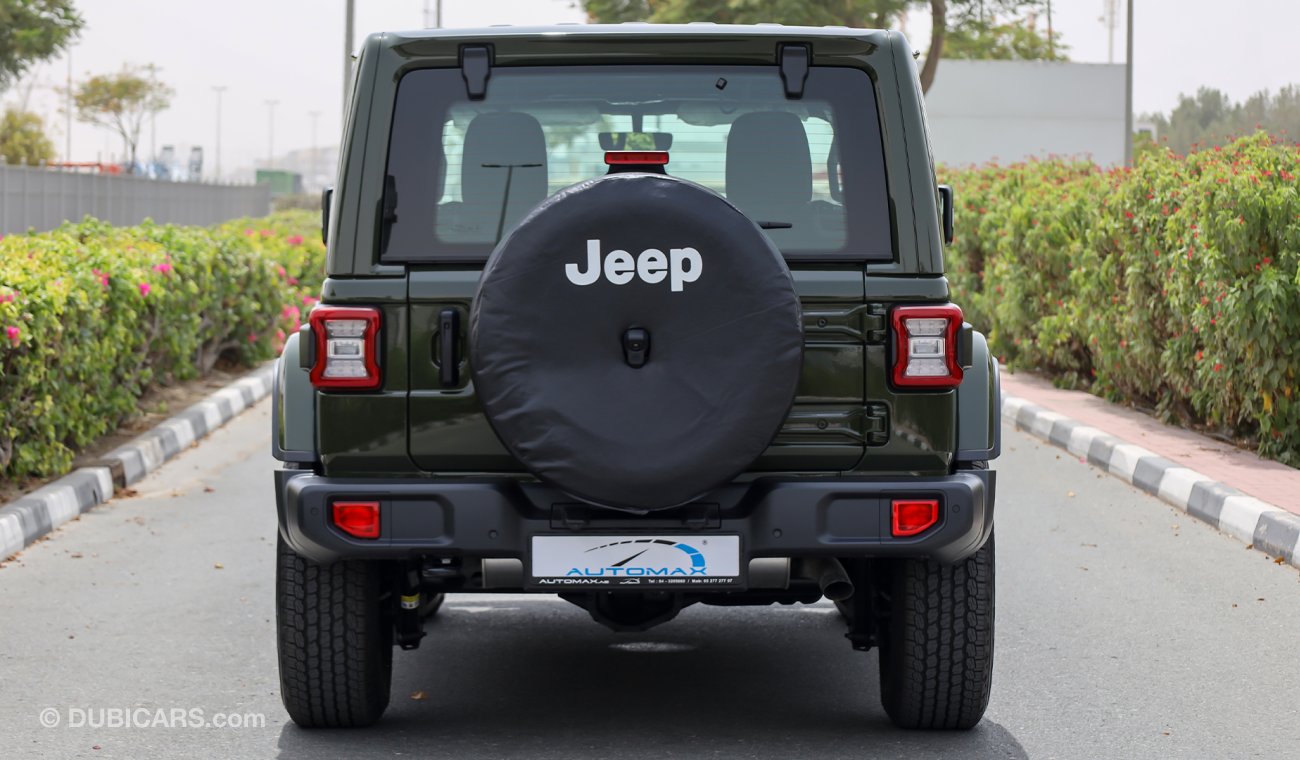 Jeep Wrangler Unlimited Sahara V6 , GCC , 2022 , 0Km , With 3 Yrs or 60K Km WNTY @Official Dealer