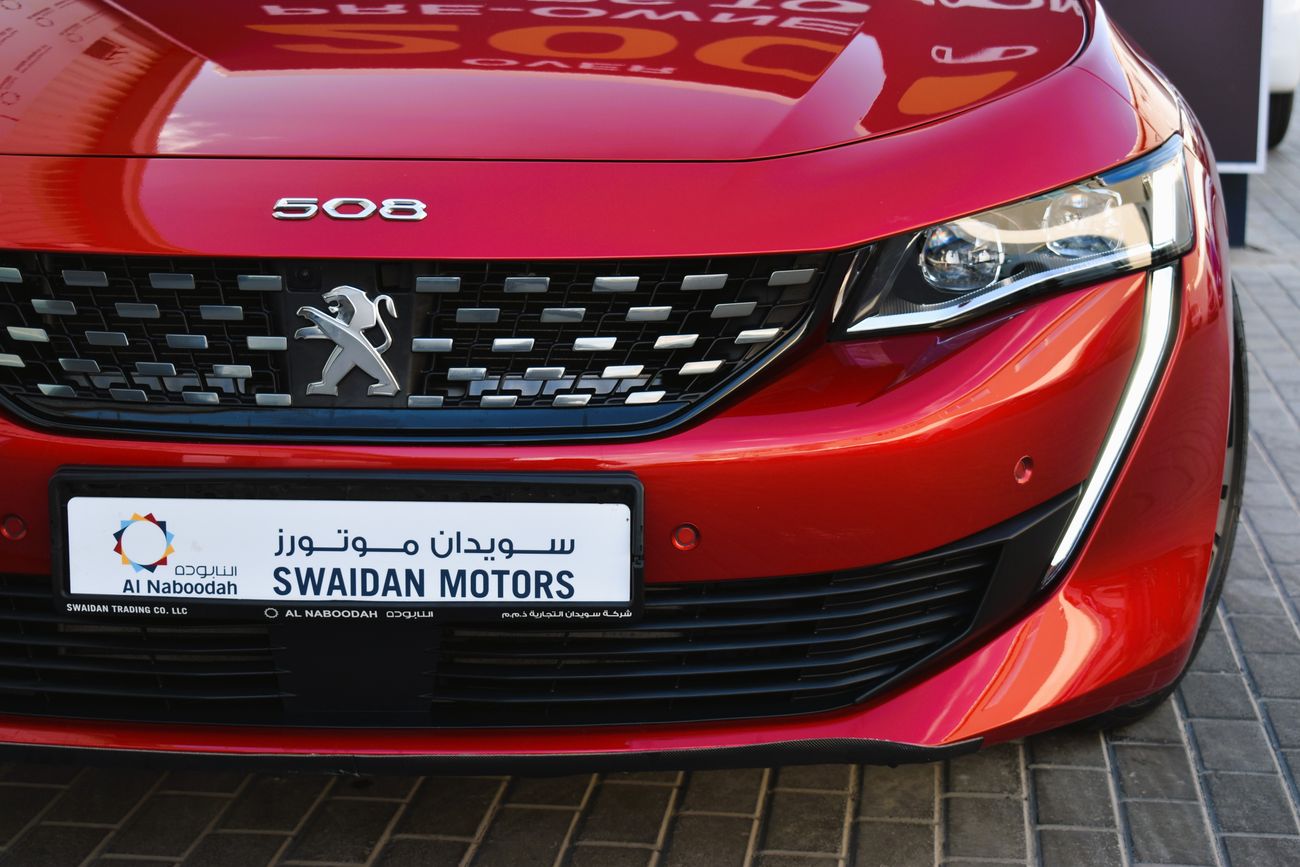 بيجو 508 AED 1839 PM | 1.6L GT GCC AGENCY WARRANTY UP TO 2027 OR 100K KM