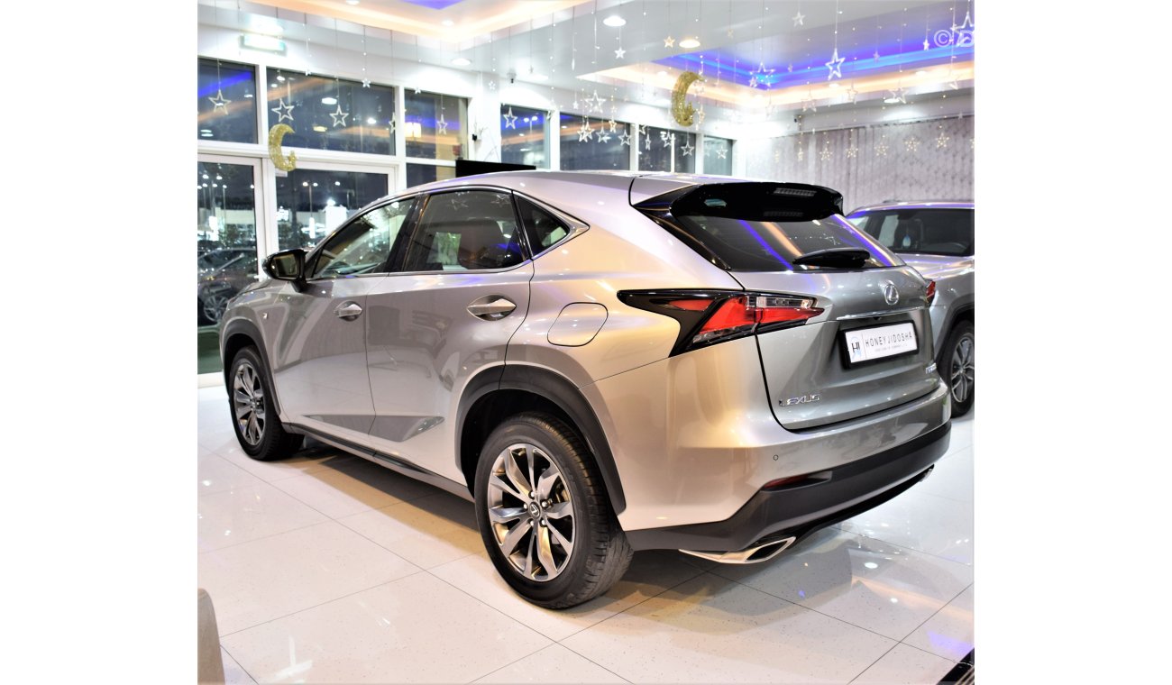 Lexus NX200t LOW MILEAGE! EXCELLENT DEAL for our Lexus NX 200t F-Sport 2017 Model!! in Silver Color! GCC Specs