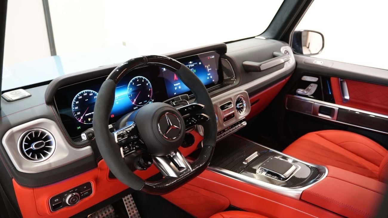 مرسيدس بنز G 63 AMG 2025 | GARGASH | FULL CARBON | CHINA BLUE | G-CLASS G63 AMG V8 | LOW MILEAGE | PERFECT CONDITION