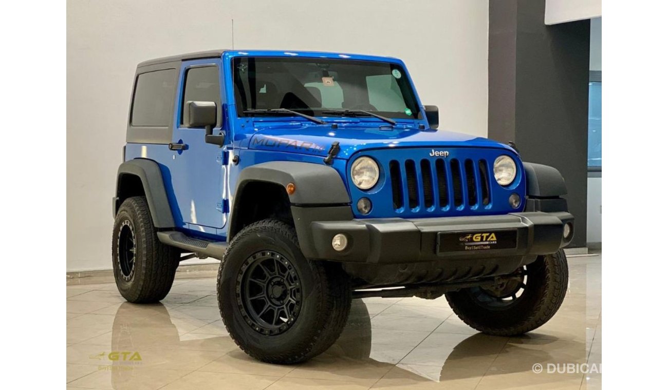 جيب رانجلر 2016 Jeep Wrangler Unlimited Sport, Jeep Warranty, Full History, GCC