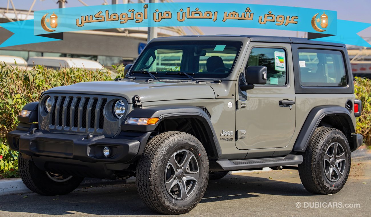 جيب رانجلر SPORT PLUS 2021 V6 3.6L GCC 0km W/ 3 Yrs or 60K km Warranty @ Trading Enterprises