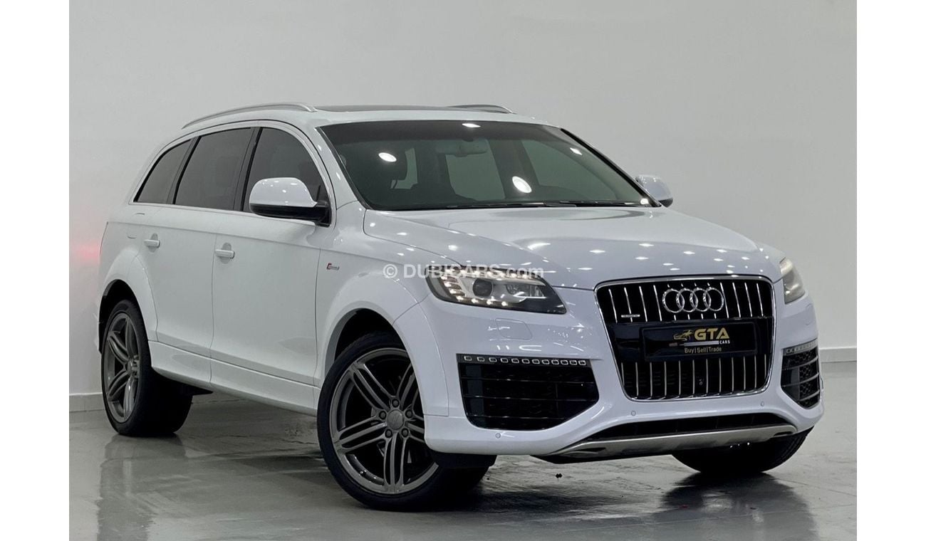 Audi Q7 TFSI quattro S-Line 2015 Audi Q7 S-Line Supercharged, Service History, Low kms, Full Options, GCC