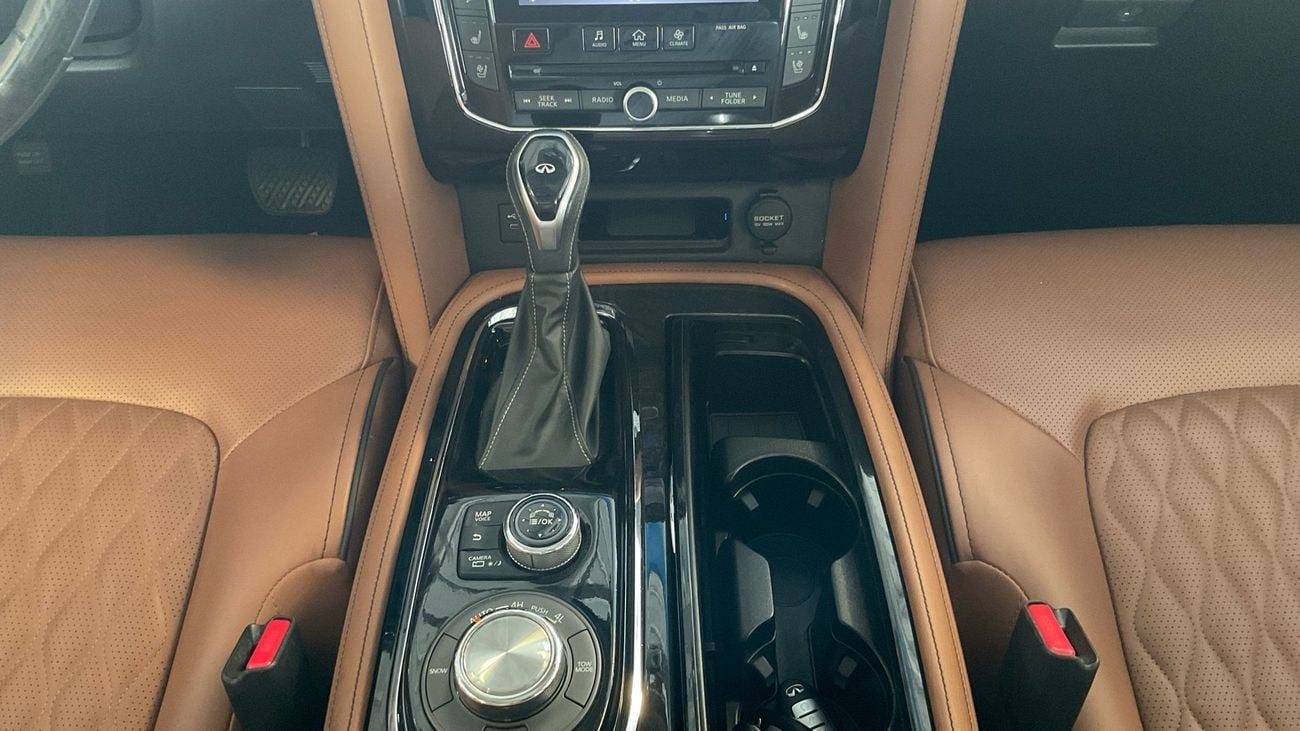 إنفينيتي QX80 5.6 8STR 4WD AUTO LUXE PROACTVE TOW | شامل الضمان | 0 ﺪﻔﻋﺓ ﺃﻮﻟﻯ