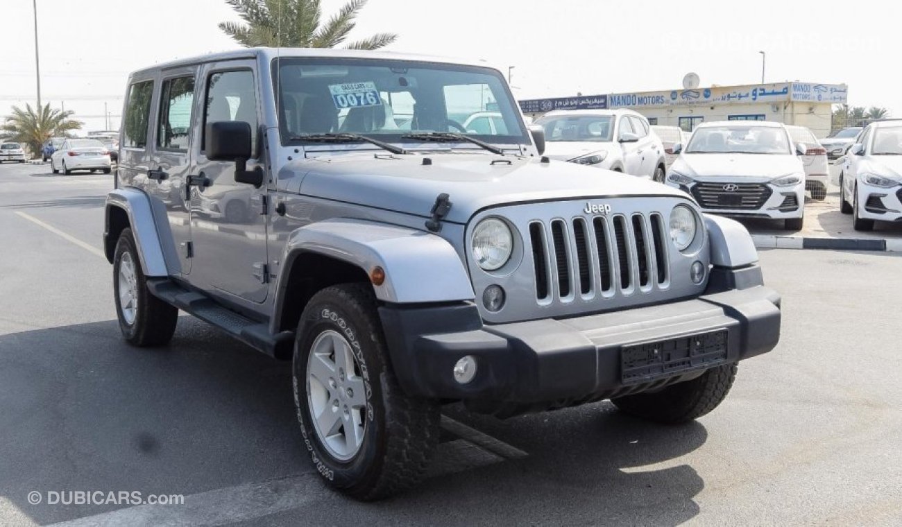 Jeep Wrangler Sahara Unlimited 3.6L 4WD - GCC SPECS -4 DOORS - ZERO KILOMETER - (Price Offered-For Export)