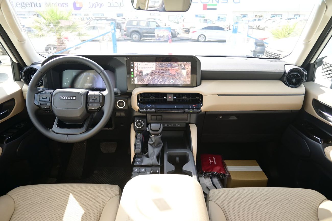 تويوتا برادو Toyota Land Cruiser Prado 2.4L Turbo, 4WD, Color White Model 2025