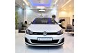 Volkswagen Golf AMAZING!!! Volkswagen GTI 2014 Model!! in White Color! GCC Specs