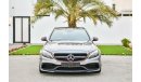 مرسيدس بنز C 63 AMG AMG Edition 1 Full Agency Service History - AED 4,876 Per Month! - 0% DP