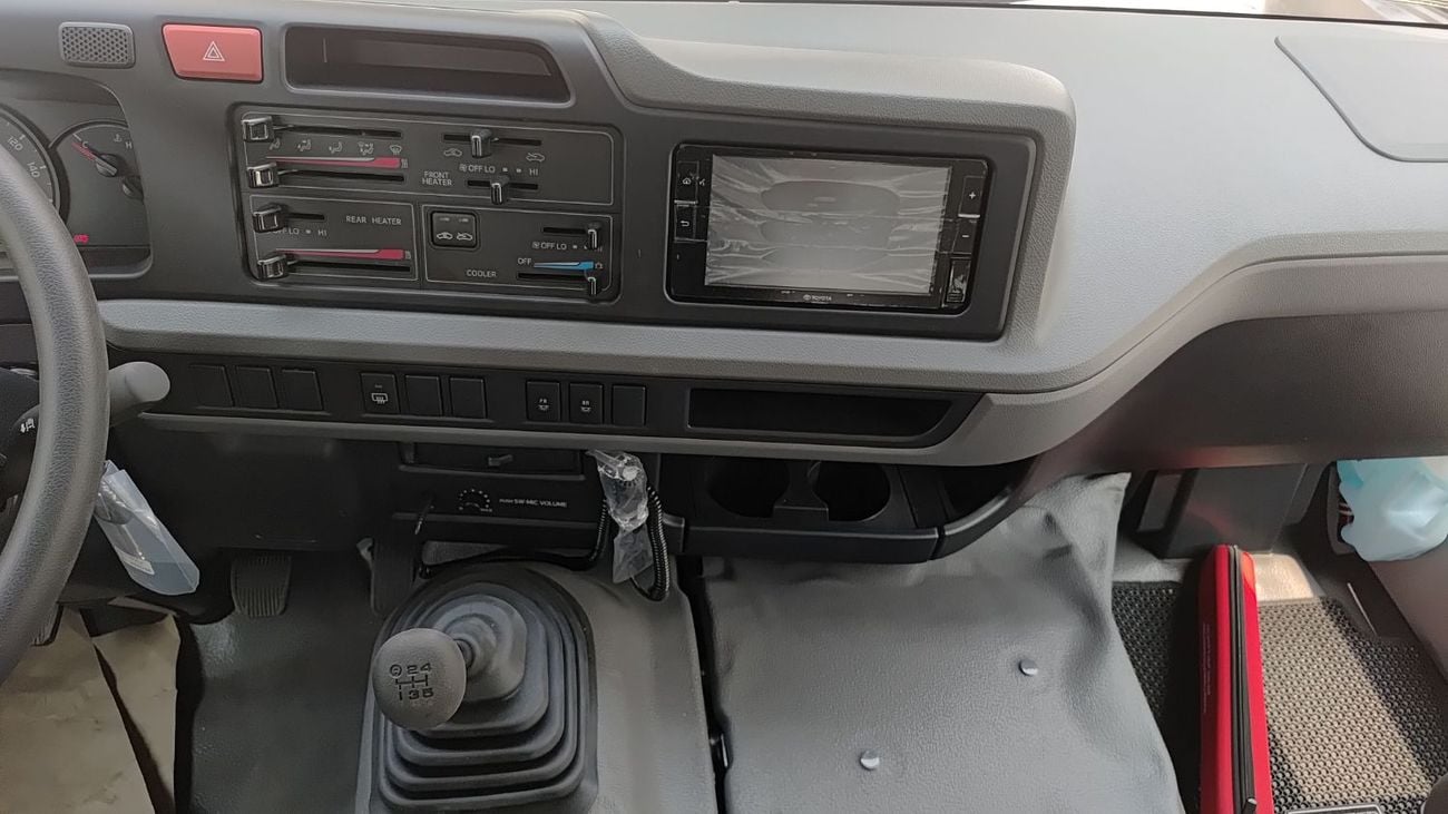 تويوتا كوستر ECTTAE004 - 2025 Toyota Coaster - 4.0L Diesel Manual – 23 Seats, Auto Door, 3PSB, Mic, Baggage Rack 