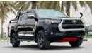 Toyota Hilux 2021 Black Modified [JAPAN Imported] Diesel AT 4WD Push Start 4CYL {RHD} Parking Sensors Premium Con