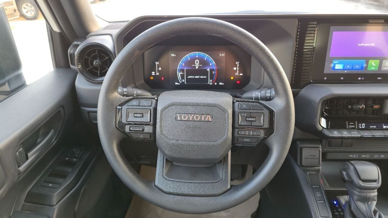 تويوتا برادو TOYOTA PRADO PETROL 2.4T   URBAN - E BASIC - 2025 MODEL - BLACK INSIDE BLACK