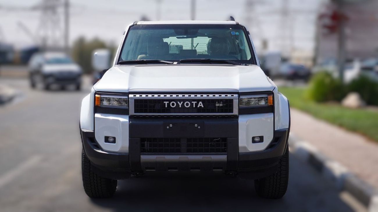تويوتا برادو VXR ECTAGR028 - 2026 Toyota Prado - 2.8L Diesel Auto - White w Beige