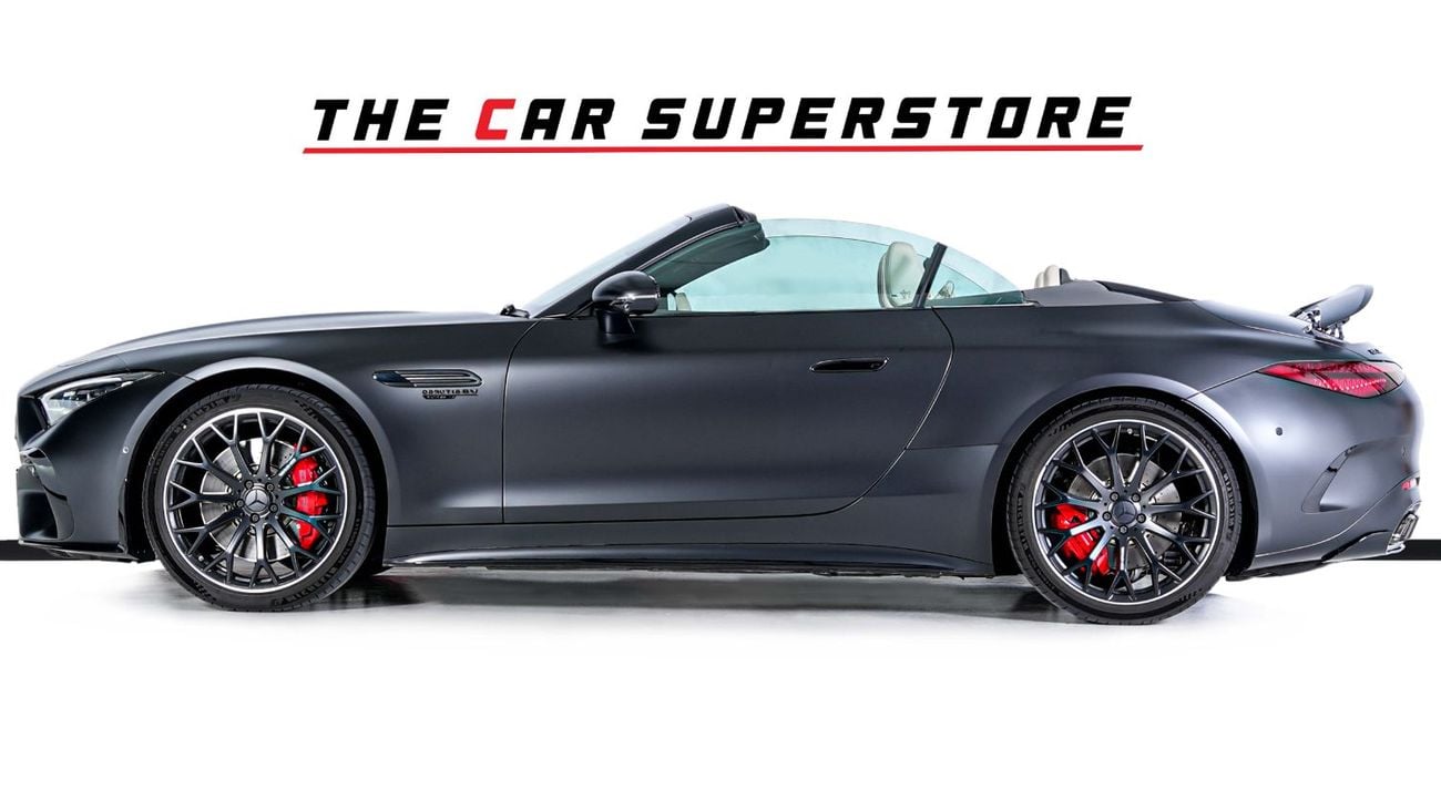 Mercedes-Benz SL 55 AMG Roadster 4Matic+ Full Option - Carbon Fibre Package - Night Package - GCC Specifications