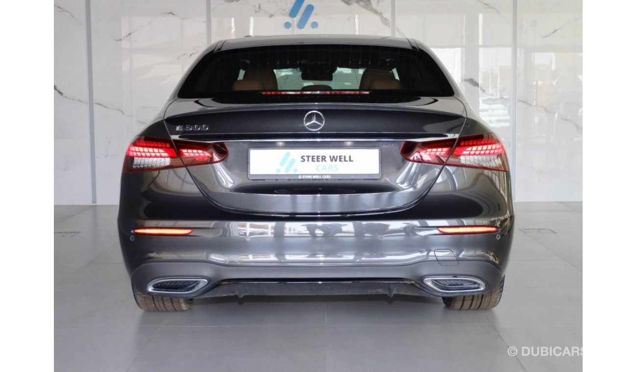 Mercedes-Benz E300 AMG | 5 YEARS WARRANTY AND SERVICE PKG UP TO 105KM | GCC