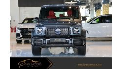 Mercedes-Benz G 63 AMG 2021 // BRAND NEW MERCEDES G63 AMG // GCC WITH WARRANTY // ROCK GREY WITH RED INTERIOR // !!!