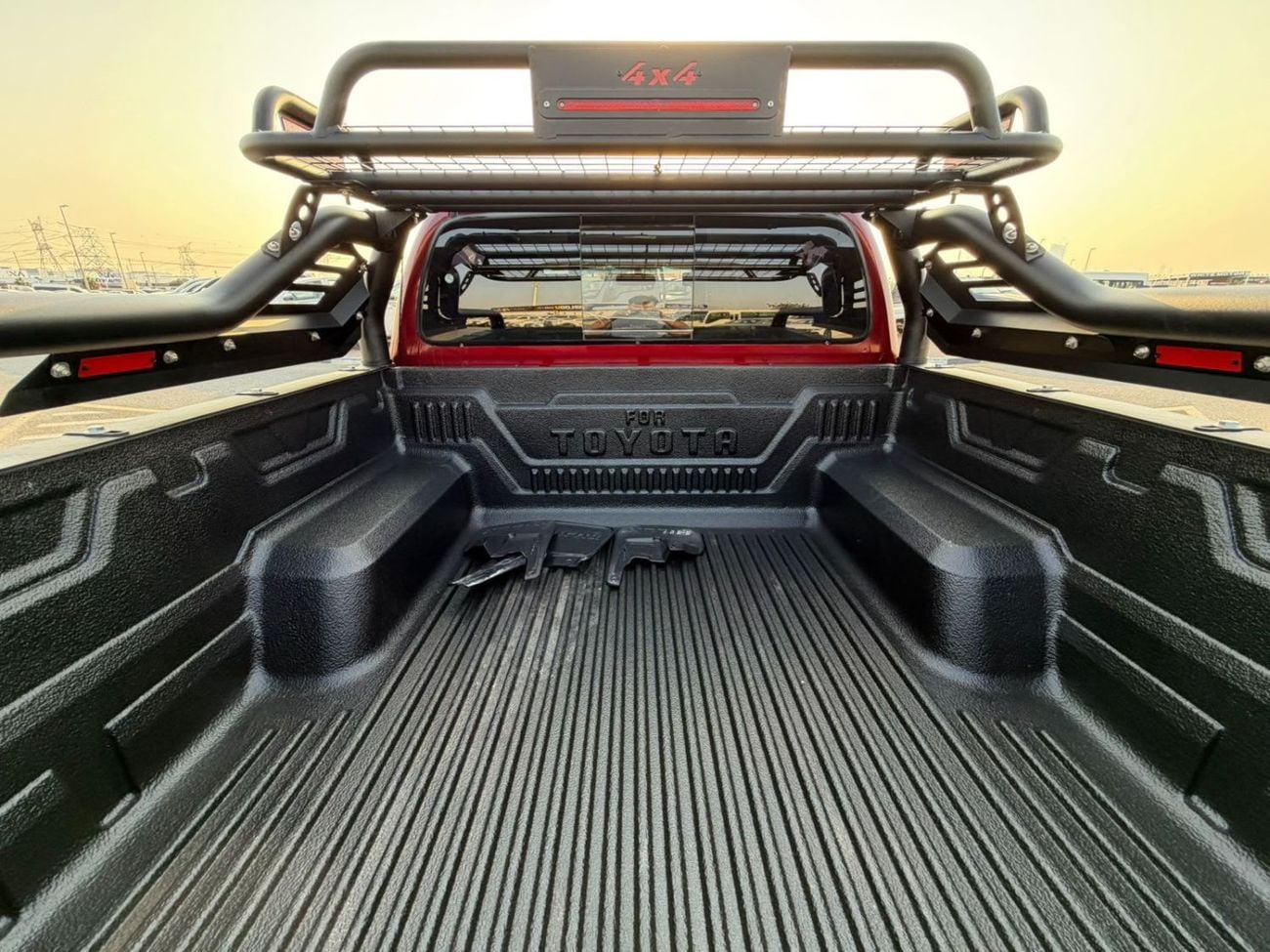 تويوتا هيلوكس 2022 Toyota Hilux GR Sports Modified - 2.7L V4 AWD - Full Off Road Rollbar - Rear CAM & Multi Media
