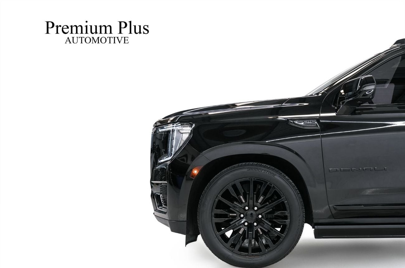 GMC Yukon 6.2 V8 Denali (AWD) 2023 GMC Black Edition, 2028 GMC Warranty + Service Pack, Captain Seats, 7 Seate