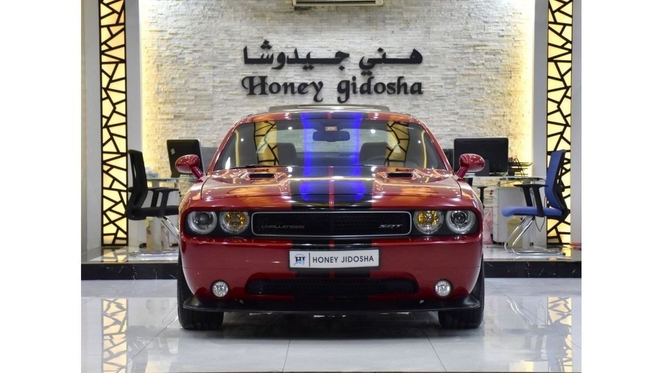Dodge Challenger EXCELLENT DEAL for our Dodge Challenger SRT8 392 HEMI ( 2012 Model ) in Red Color GCC Specs