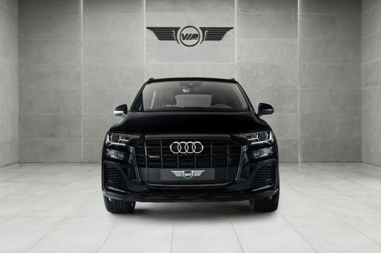 Audi Q7 55 TFSI | S-Line | 2021 | GCC Specs | Agency Warranty | Full Options