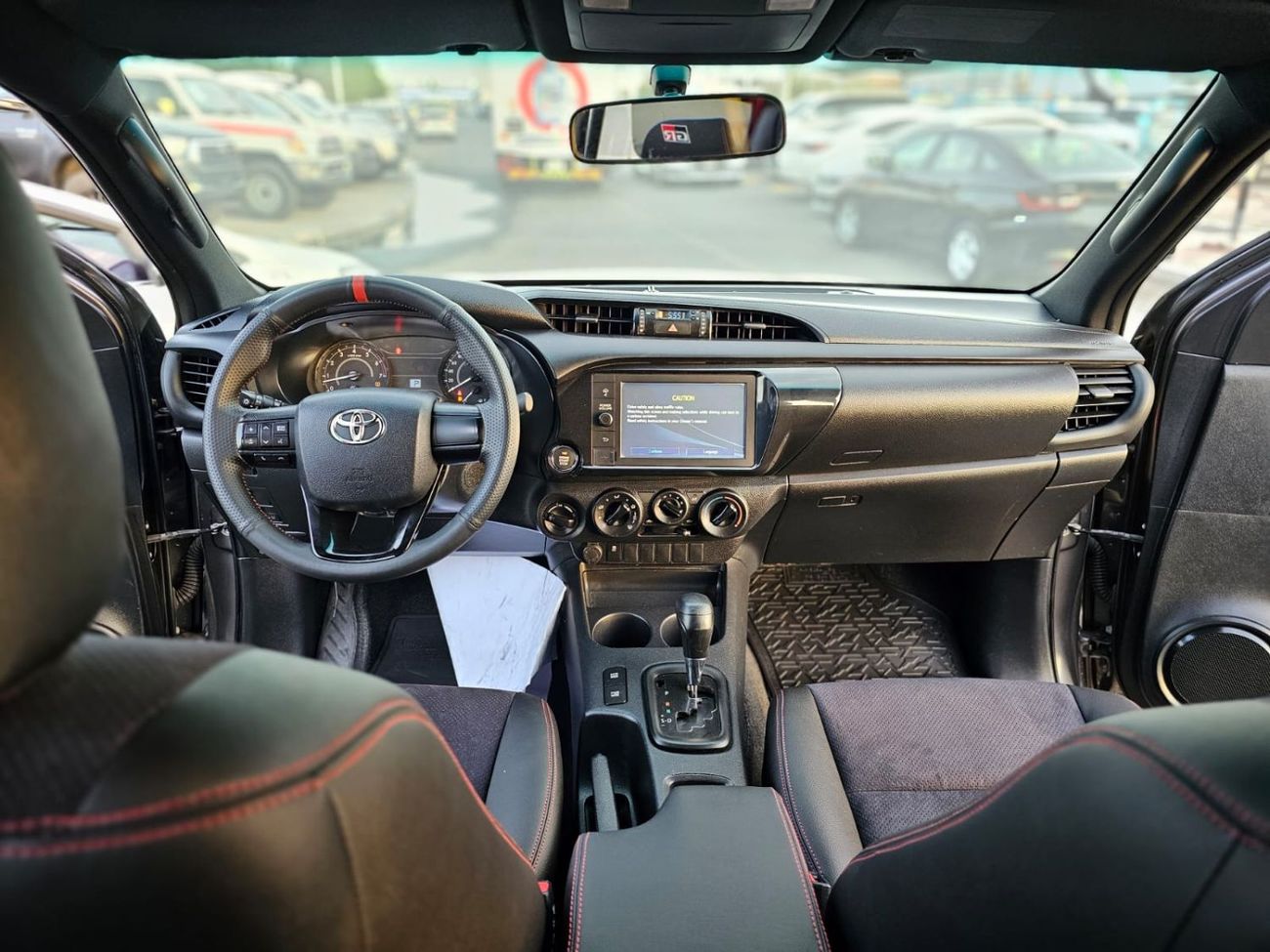 Toyota Hilux Toyota Hilux GR 2021Model 2.7 v4 Engine Fuel.Petrol LHD colour Black Transmission Automatic Interior