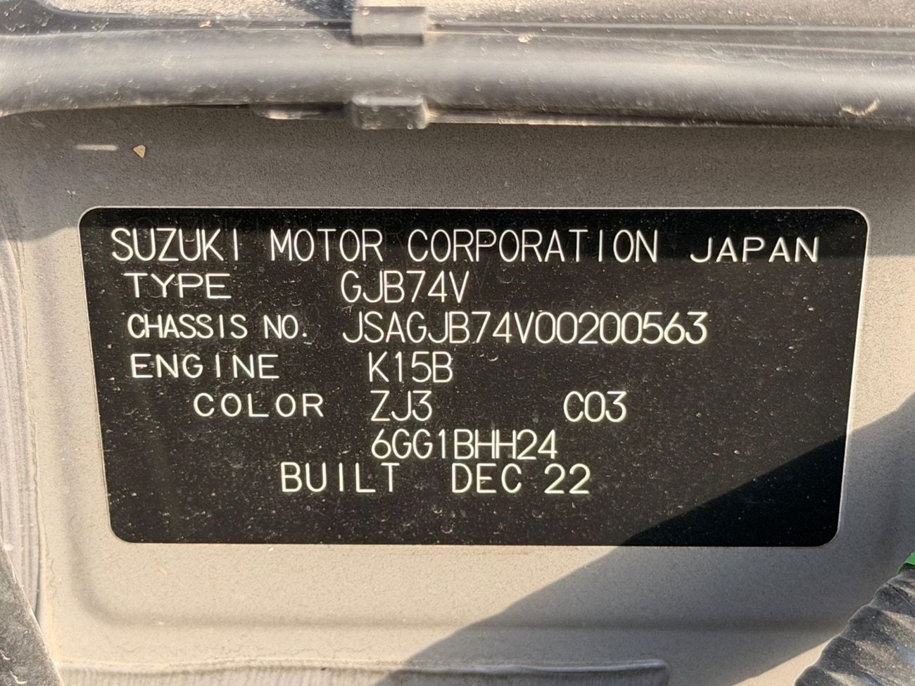 سوزوكي جيمني Export from Australia