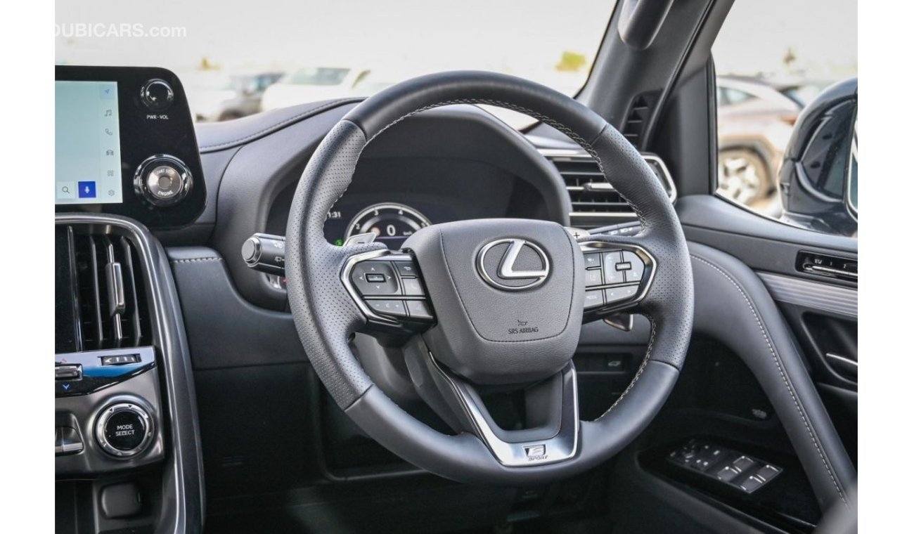 لكزس LX 600 2023 Lexus LX 600 F Sport | Brand New - 0km | Black with Black Interior | RHD | Mark Levinson | Top