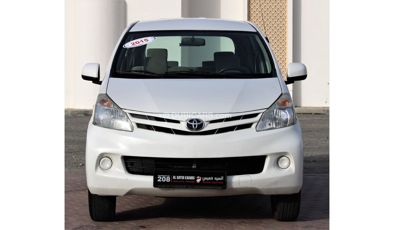 Toyota Avanza Toyota Avanza 2015 GCC in excellent condition without accidents, very clean from inside and outside