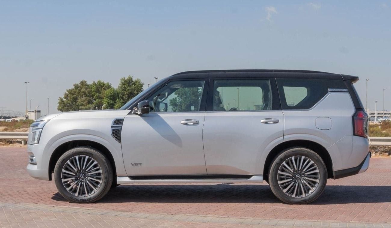 نيسان باترول 2025 Nissan Patrol 3.5L Twin turbo LE Platinum (Silver)