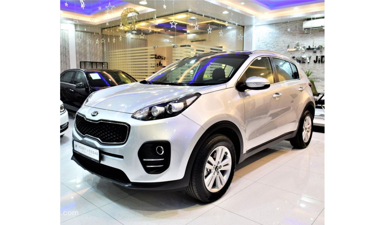 Kia Sportage ORIGINAL PAINT ( صبغ وكاله ) KIA Sportage 2018 Model!! in Silver Color! GCC Specs