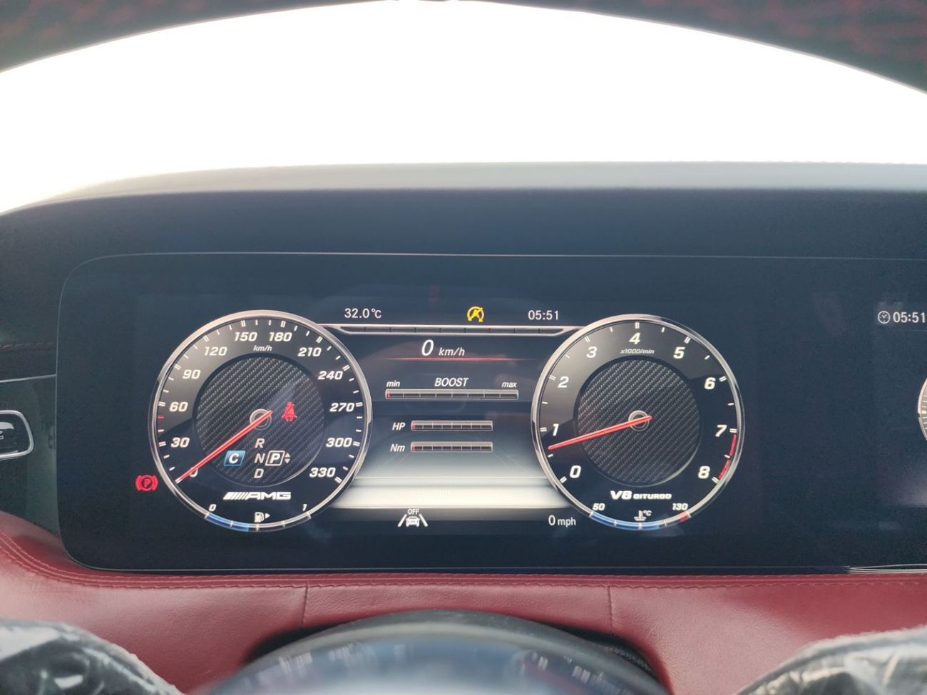 مرسيدس بنز S 500 كوبيه Mercedes AMG S500 Coupe Twin-Turbo 5.5-Liter V8, 4Matic AWD, Converted 2020 AMG S63