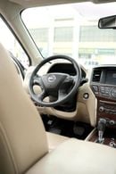 Nissan Pathfinder SL 3.5L (7 Seater) (SL) GCC SPECS WHITE WITH SUNROOF