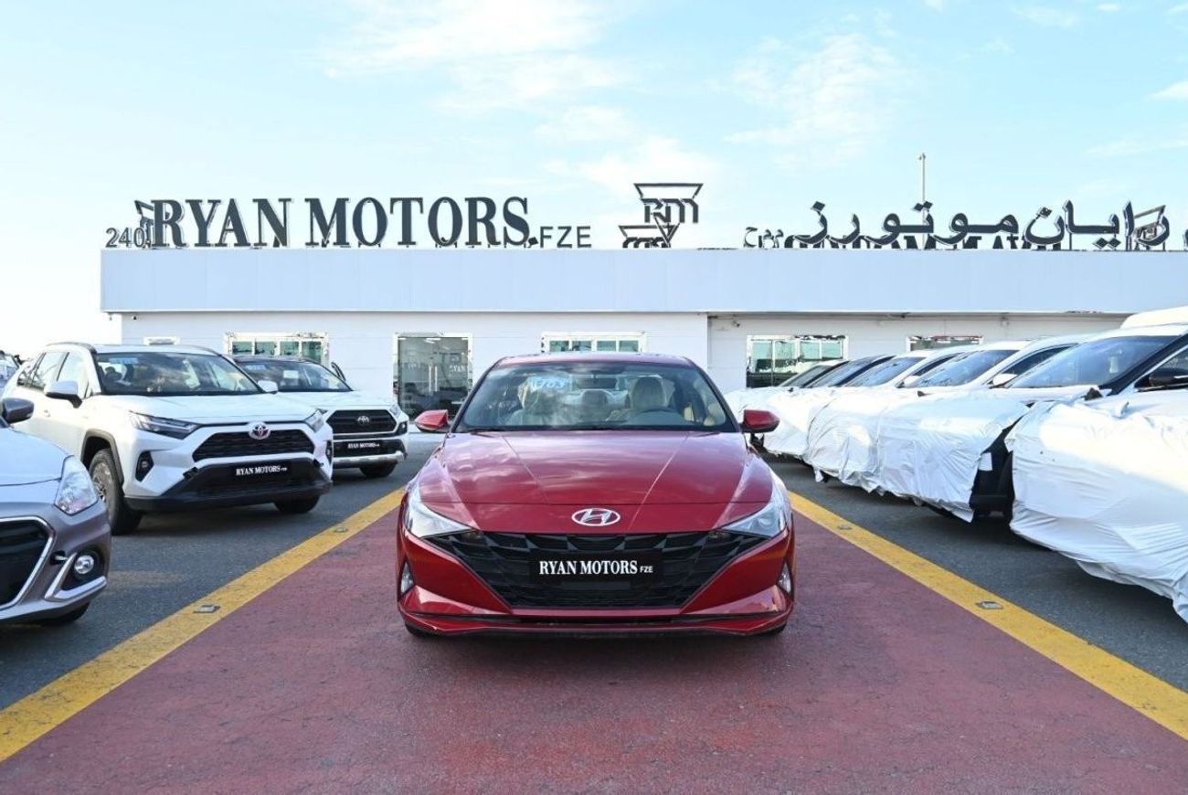 هيونداي إلانترا Hyundai Elantra 1.6L Petrol, Model 2023, Color Red