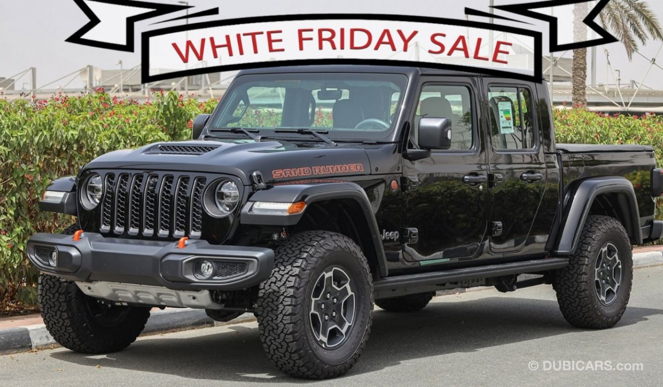 Jeep Gladiator Sand Runner 4X4 , V6 3.6L , GCC , 2022 , 0Km , W/3 Yrs or 60K Km WNTY @Official Dealer "WHITE FRIDAY