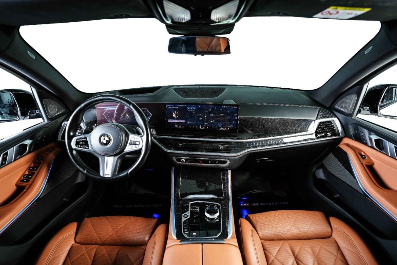 BMW X5 40i M SPORT GCC-BMW Warranty&amp;Service Contract Until 2029-BMW Individual Interior