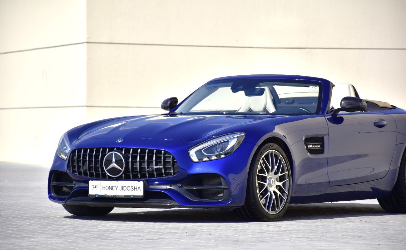 مرسيدس بنز AMG GT EXCELLENT DEAL for our Mercedes Benz AMG GT ( 2018 Model ) in Blue Color GCC Specs