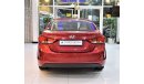 Hyundai Elantra ORIGINAL PAINT ( صبغ وكاله ) FULLY LOADED!!! Hyundai Elantra GLS 2015 Model!! in Red Color! GCC Spec