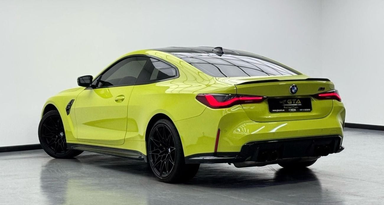 بي أم دبليو M4 Competition 3.0L 2021 BMW M4 Competition, Warranty, Carbon Fiber Package, Very Low Kms