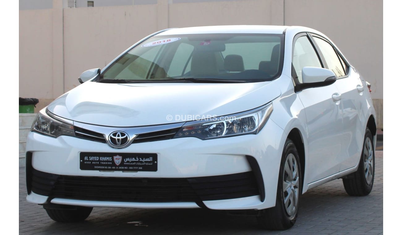 Toyota Corolla SE Toyota Corolla 2018 GCC, in excellent condition