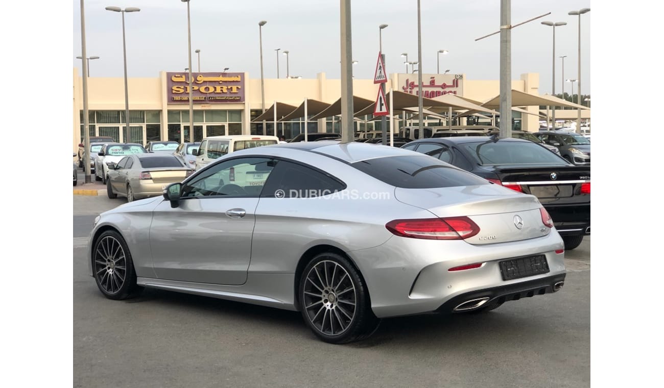 Mercedes-Benz C 200 Coupe Mercedes Benz C200 coupe model 2017 GCC car perfect condition full option low mileage panoramic roof