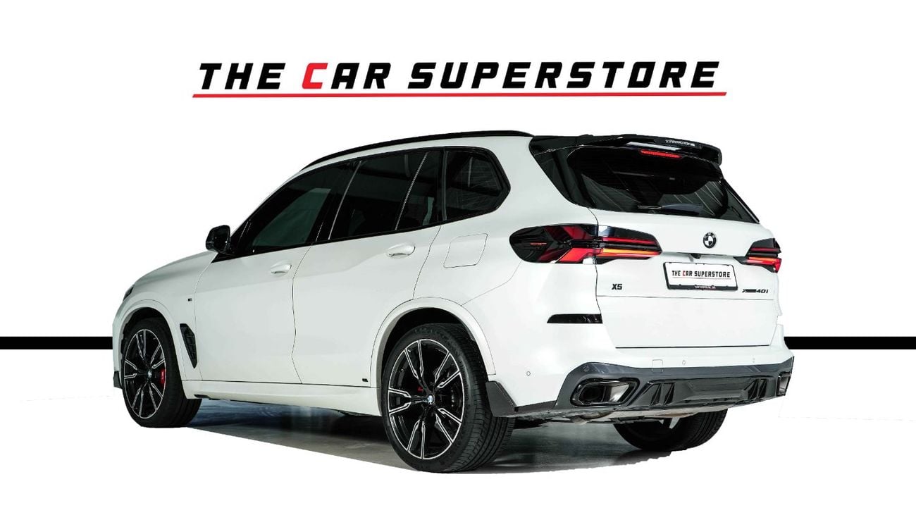 BMW X5 40i M SPORT GCC-BMW Warranty&amp;Service Contract Until 2029-BMW Individual Interior