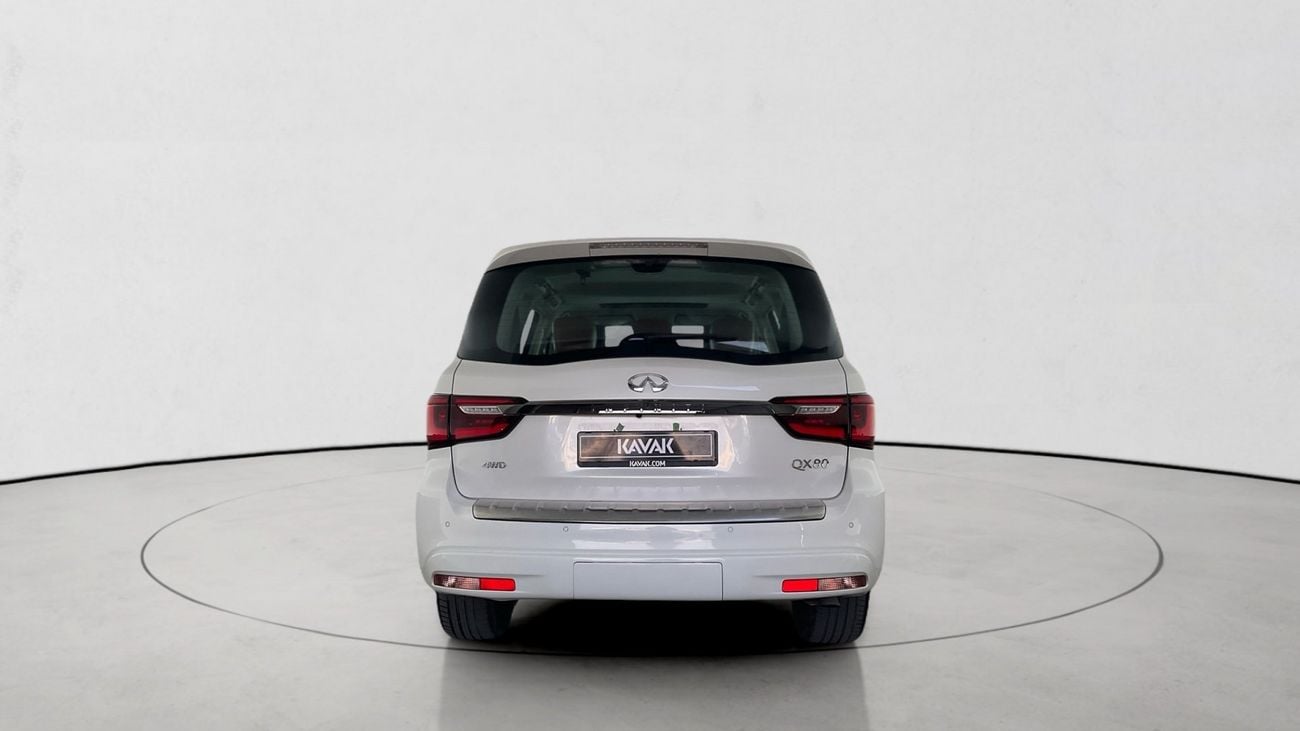إنفينيتي QX80 LUXURY PROACTIVE 5.6 8STR 4WD AUTO LUXE PROACTVE TOW | شامل الضمان | 0 ﺪﻔﻋﺓ ﺃﻮﻟﻯ